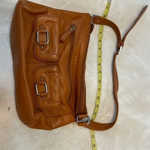 Stone Mountain tan leather bag
